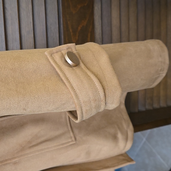 Faux SUEDE long COAT NWOT - Picture 3 of 7